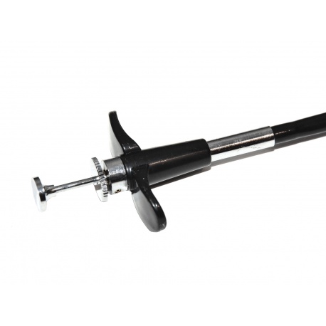 Wężyk spustowy tradycyjny do aparatu - 100cm. blokada talerzyk