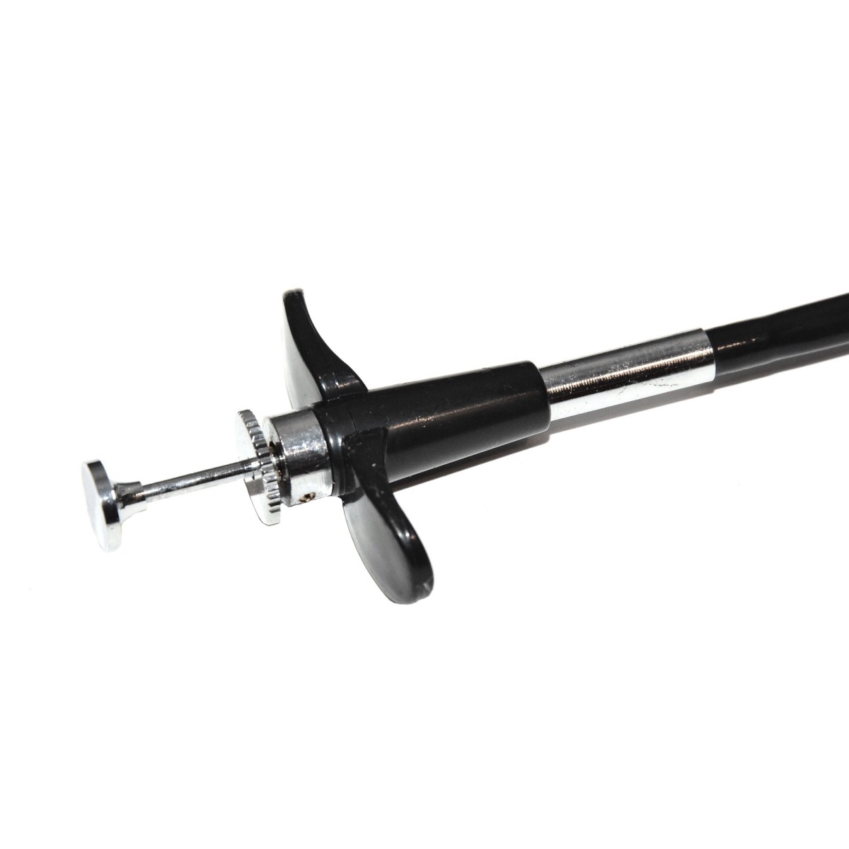 Wężyk spustowy tradycyjny do aparatu - 100cm. blokada talerzyk