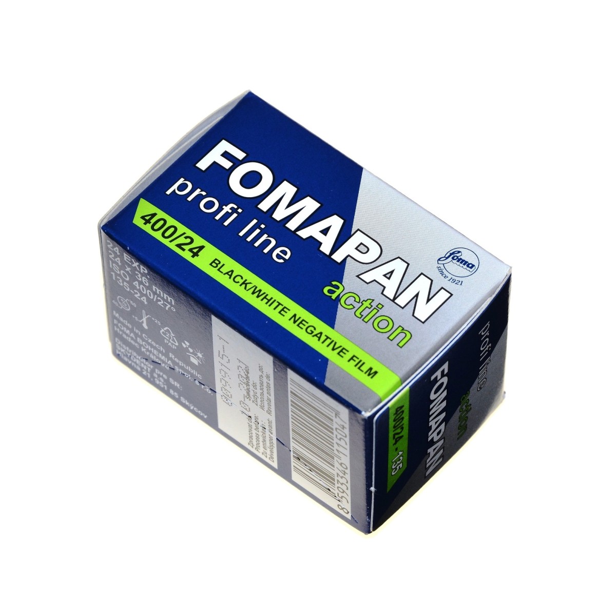 Foma Fomapan 400/24 Action film czarno-biały B&W do koreksu