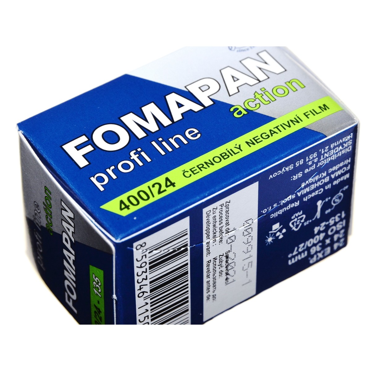 Foma Fomapan 400/24 Action film czarno-biały B&W do koreksu