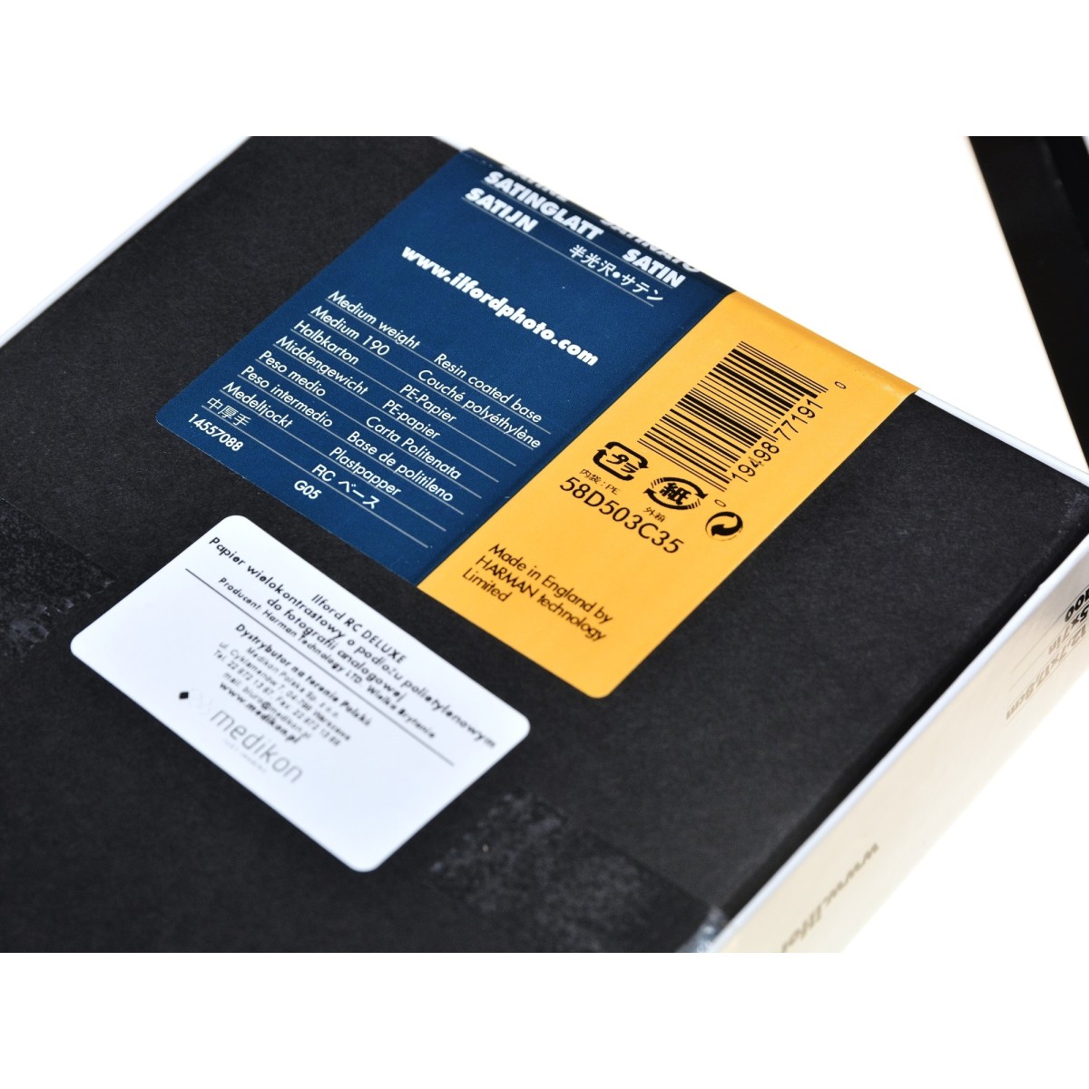 Ilford Multigrade IV RC Deluxe 13x18/100 25M satyna mat