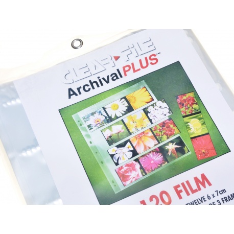 Clearfile Koszulka PP przezroczysta na film 120 - 6x7 do segregatora - 10szt
