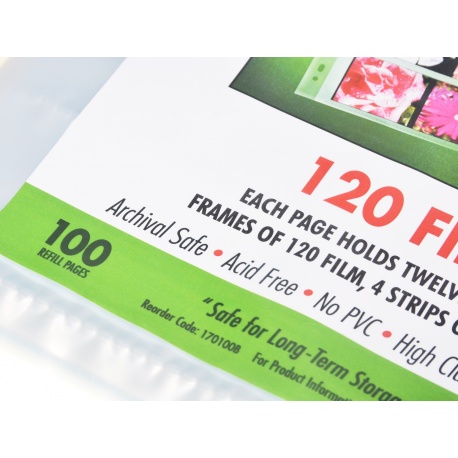 Clearfile Koszulka PP przezroczysta na film 120 - 6x7 do segregatora - 10szt