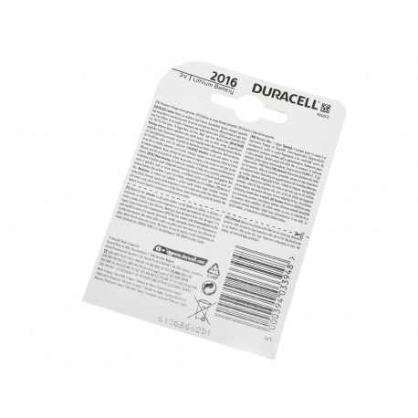 Duracell Bateria litowa CR2016 DL 2016 litowa - do elektroniki