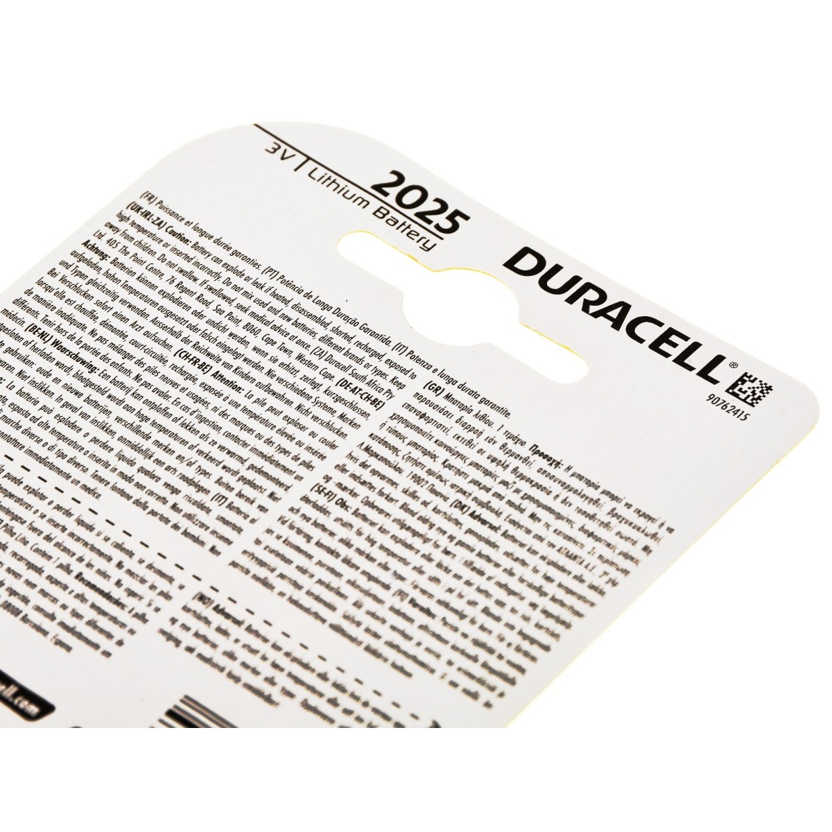 Duracell bateria litowa CR2025 DL2025 litowa 3V