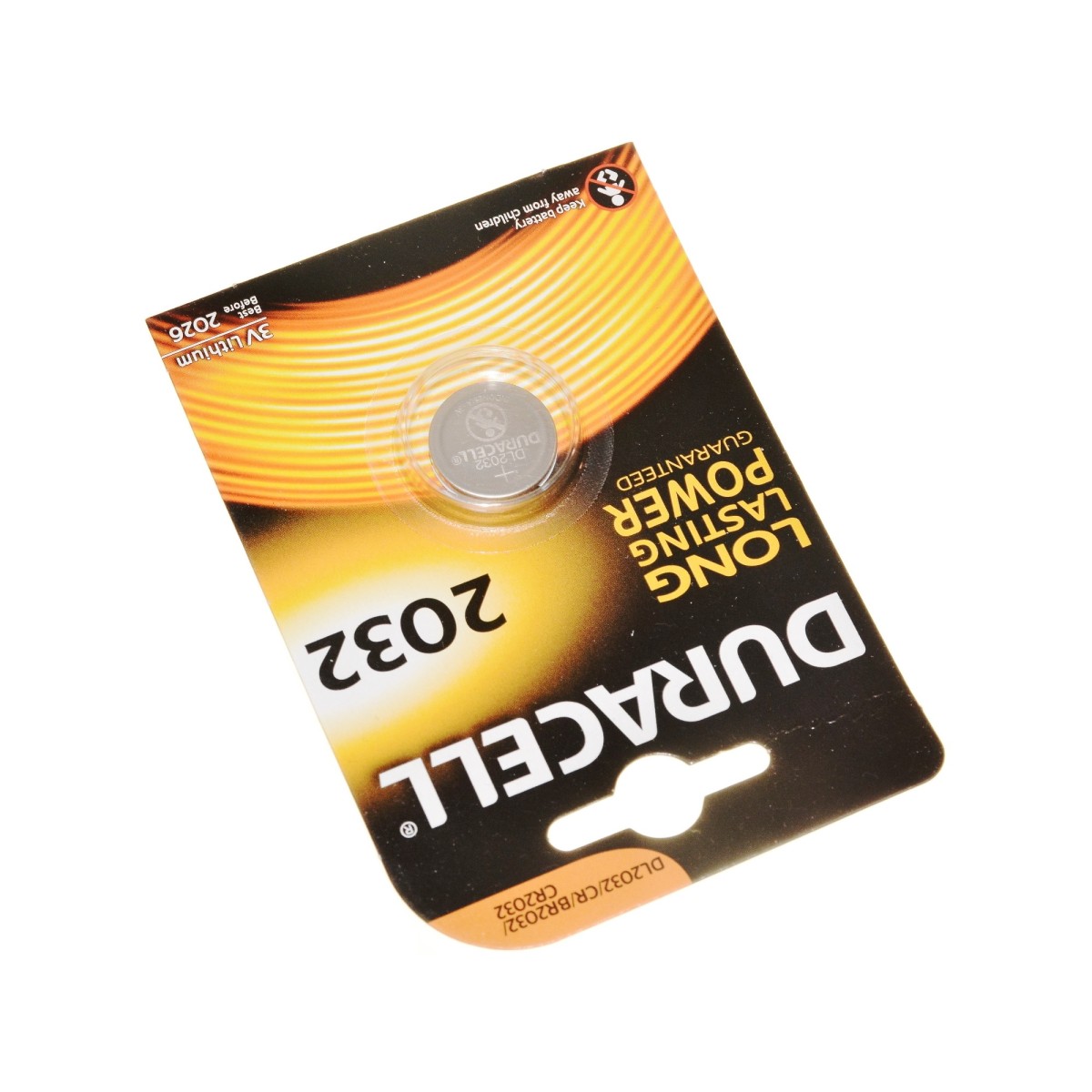 Duracell bateria litowa CR2032 DL2032 napięcie 3V 2 szt.