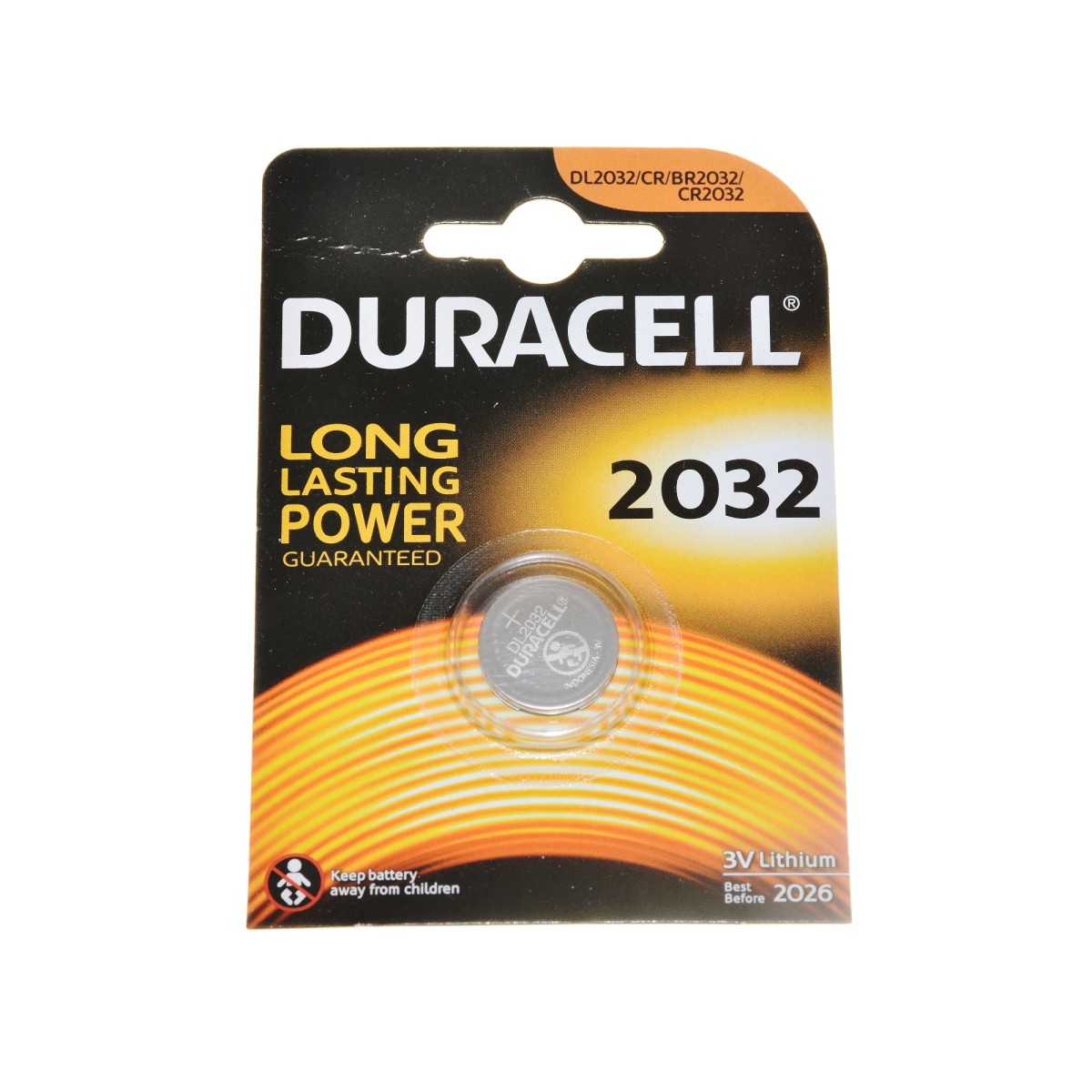 Duracell bateria litowa CR2032 DL2032 napięcie 3V 2 szt.