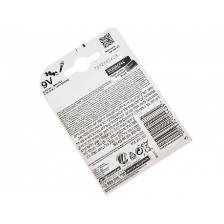 Duracell Bateria 6F22 6LR61 alkaliczna napięcie 9V