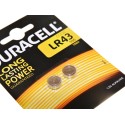 Duracell Bateria Ultra DL LR43 - 2 szt. do aparatów napięcie 1,5V