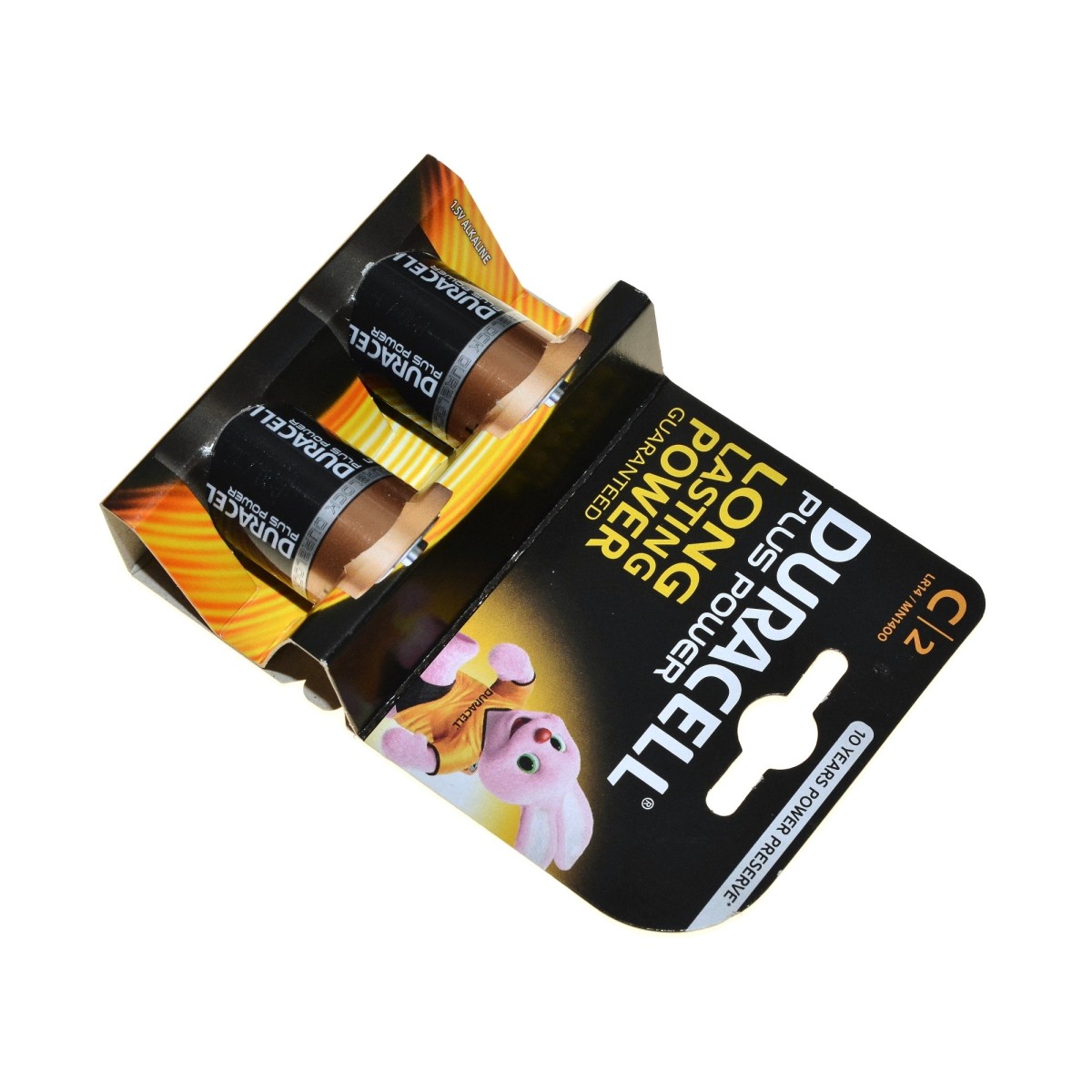 Duracell Bateria LR14 R14 alkaliczna o napięciu 1,5V - 2 szt.