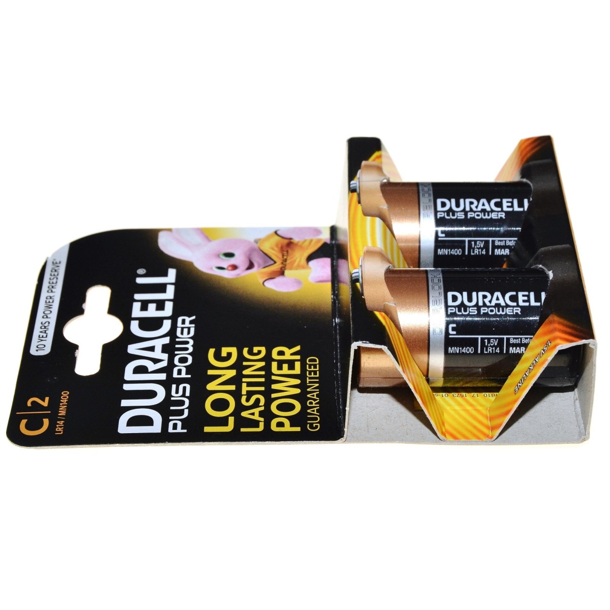 Duracell Bateria LR14 R14 alkaliczna o napięciu 1,5V - 2 szt.