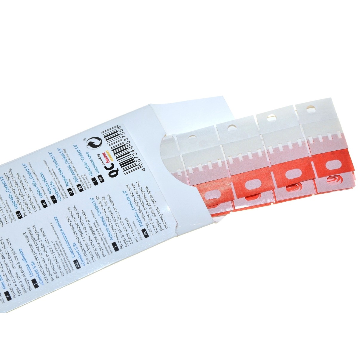 Hama Folia klejąca do filmu Super8, S8 - 10 sztuk