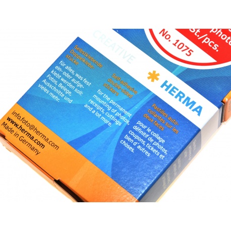 Herma Nalepki - podklejki przylepce - dwustronne do zdjęć 1000szt