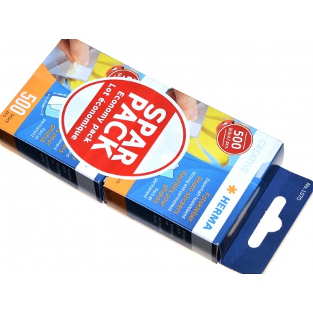 Herma Nalepki - podklejki przylepce - dwustronne do zdjęć 1000szt