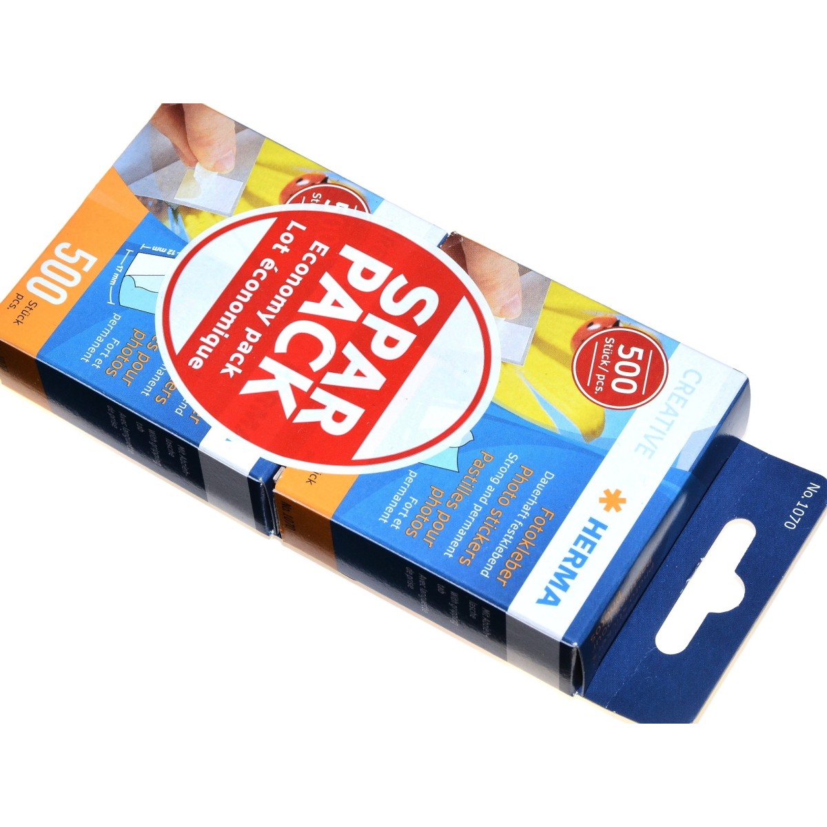 Herma Nalepki - podklejki przylepce - dwustronne do zdjęć 1000szt