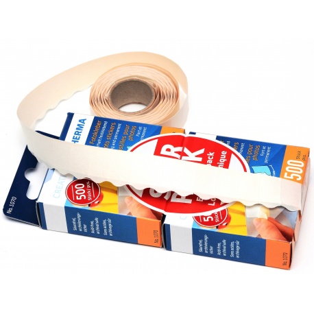 Herma Nalepki - podklejki przylepce - dwustronne do zdjęć 1000szt