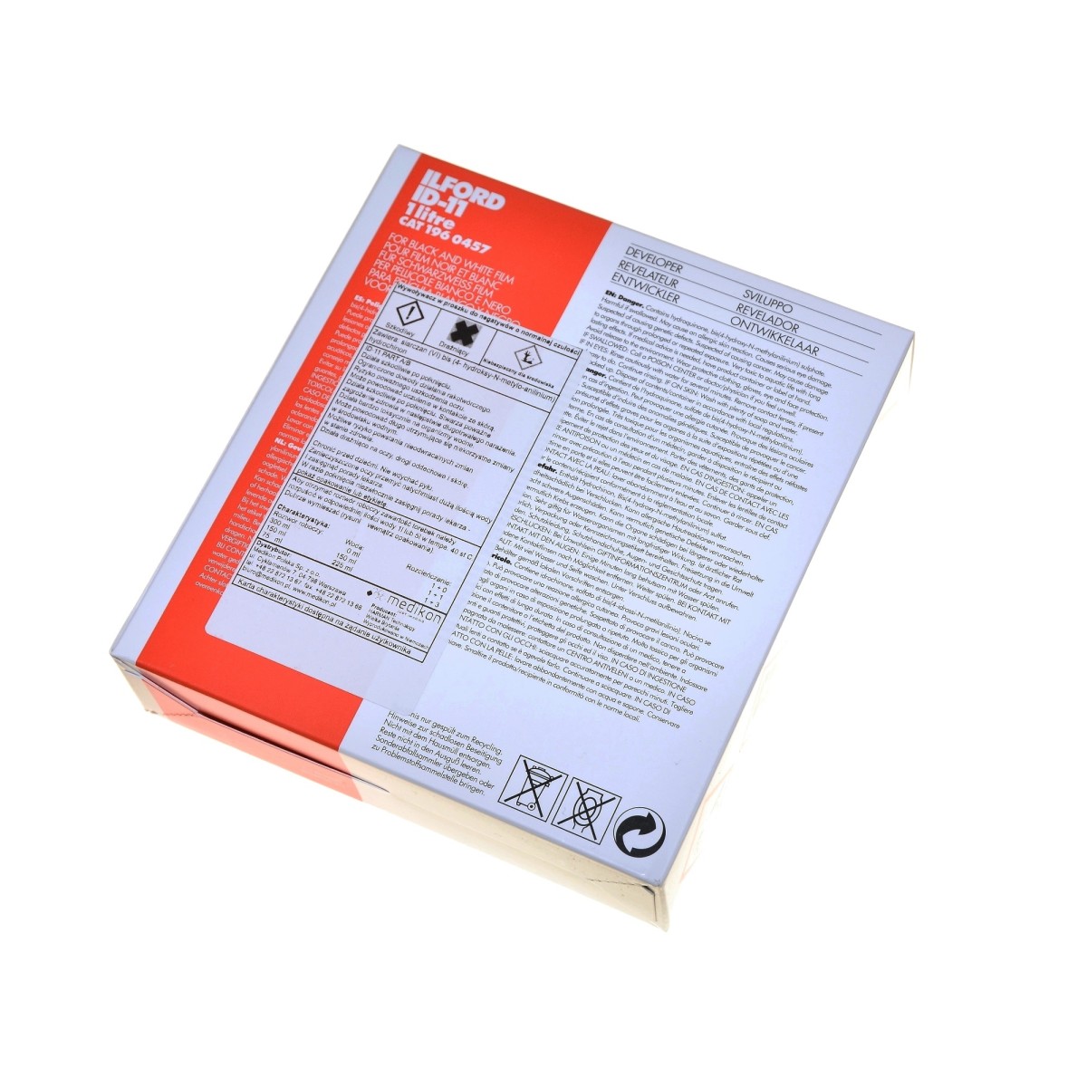 Ilford ID11 na 1 litr wywoływacz do filmu i klisz B&W