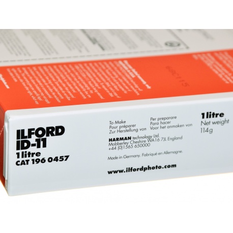Ilford ID11 na 1 litr wywoływacz do filmu i klisz B&W