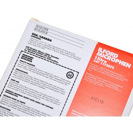 Ilford Microphen na 1 litr do wywoływania filmów czarno białych