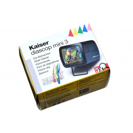 Kaiser Przeglądarka Diascop mini 3, powiększenie 3x do dia - 2010
