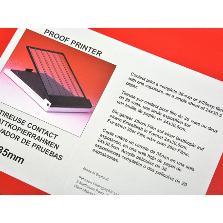 Paterson Maskownica do stykówek 24x30cm film 35mm