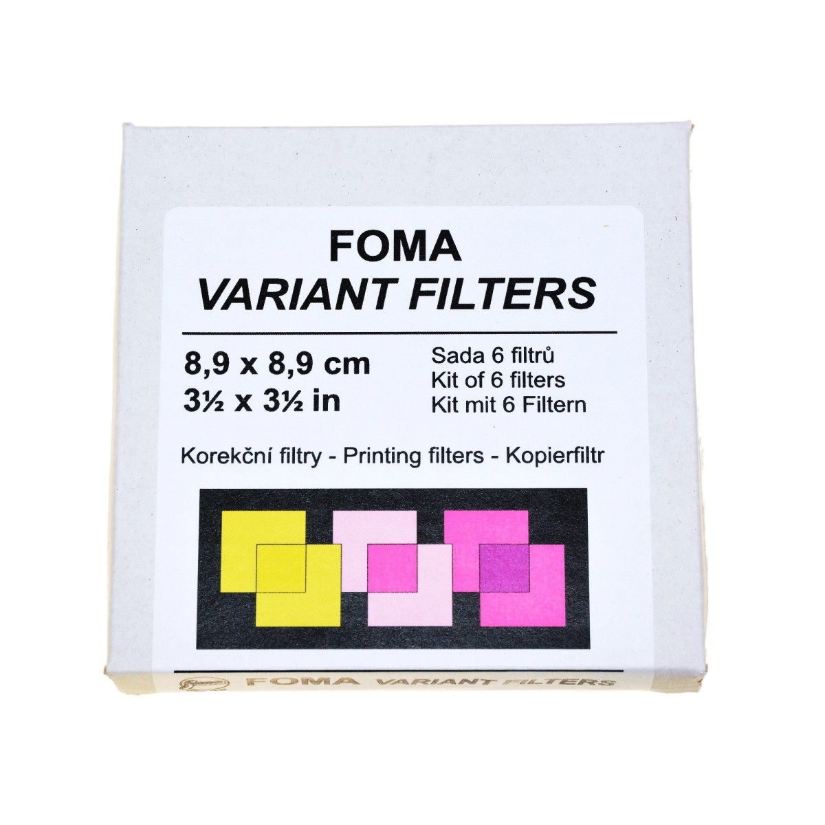 Foma Filtry Polygrade Variant - 6 sztuk 8,9x8,9 cm. do papierów wielogradacyjnych