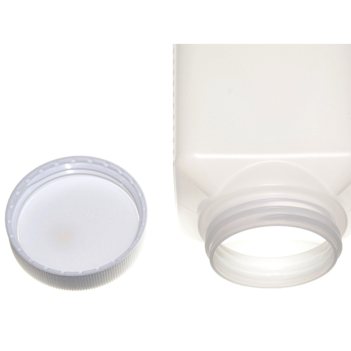 Butelka 1000 ml. biała na chemię fotograficzną, utrwalacz