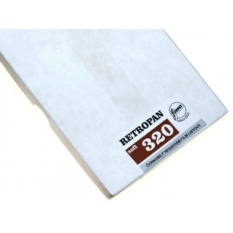 Foma Retropan 320 4x5" 10,2x12,7cm/50 błona retro do aktów