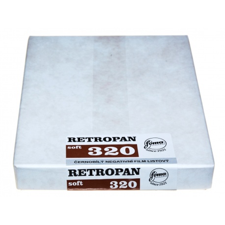 Foma Retropan 320 4x5" 10,2x12,7cm/50 błona retro do aktów