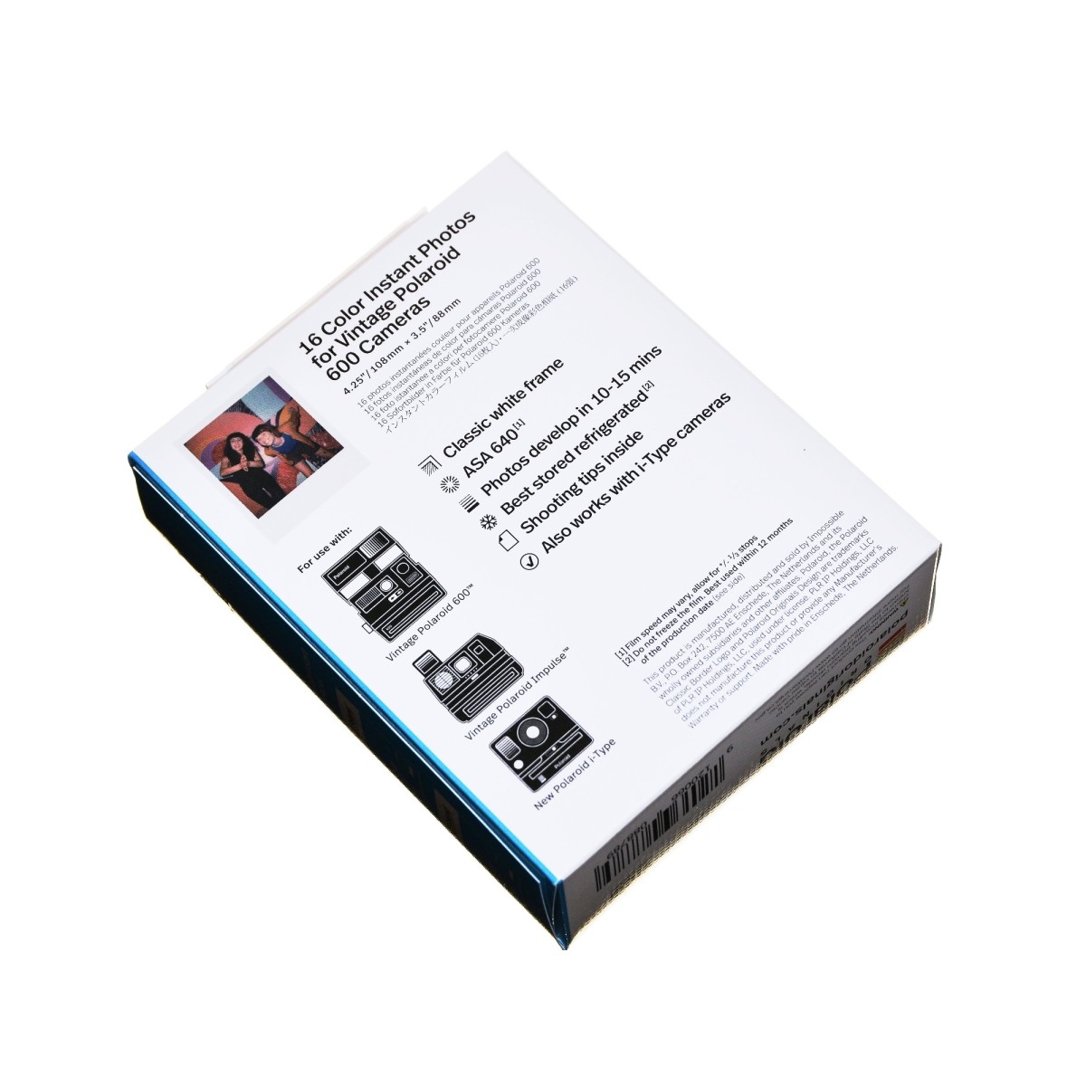 Polaroid Color 600 Film Set - wkład, ładunek na 2x8 zdjęć