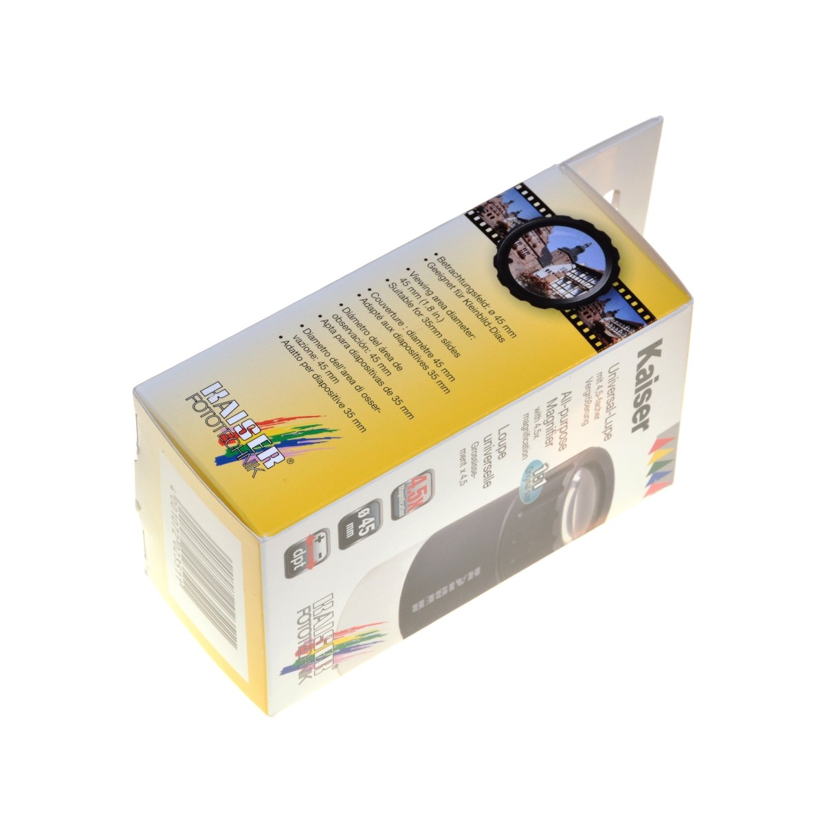 Kaiser Lupa 4x z podstawką, regulowana, średnica 45 mm (2351)