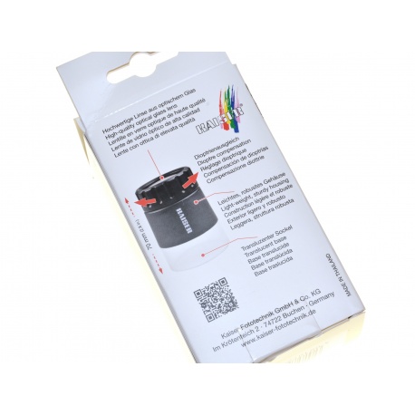 Kaiser Lupa 4x z podstawką, regulowana, średnica 45 mm (2351)