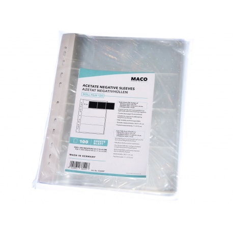 Koszulki acetatowe, acetat typ 120 - 10 sztuk wysokoprzezroczyste folie na filmy