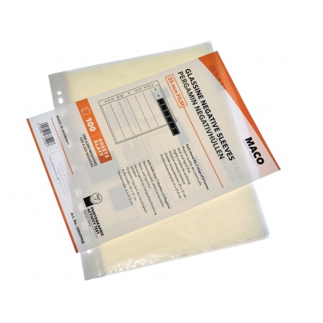 Rollei Koszulki, folie pergamin na filmy i klisze 35mm. - 20 sztuk