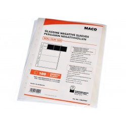 Koszulki, folie pergaminowe na film, klisze 120 - 20 sztuk