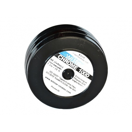 Wywołanie 1 filmu barwnego diapozytywu 2x8 z kamery proces E6