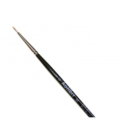 Pędzelek do retuszu odbitek rozmiar "0" - włos z sierści wiewiórki