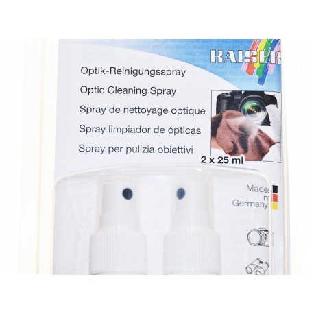 Kaiser płyn do czyszczenia optyki, obiektywu, filtra, 2x25ml. (6698)