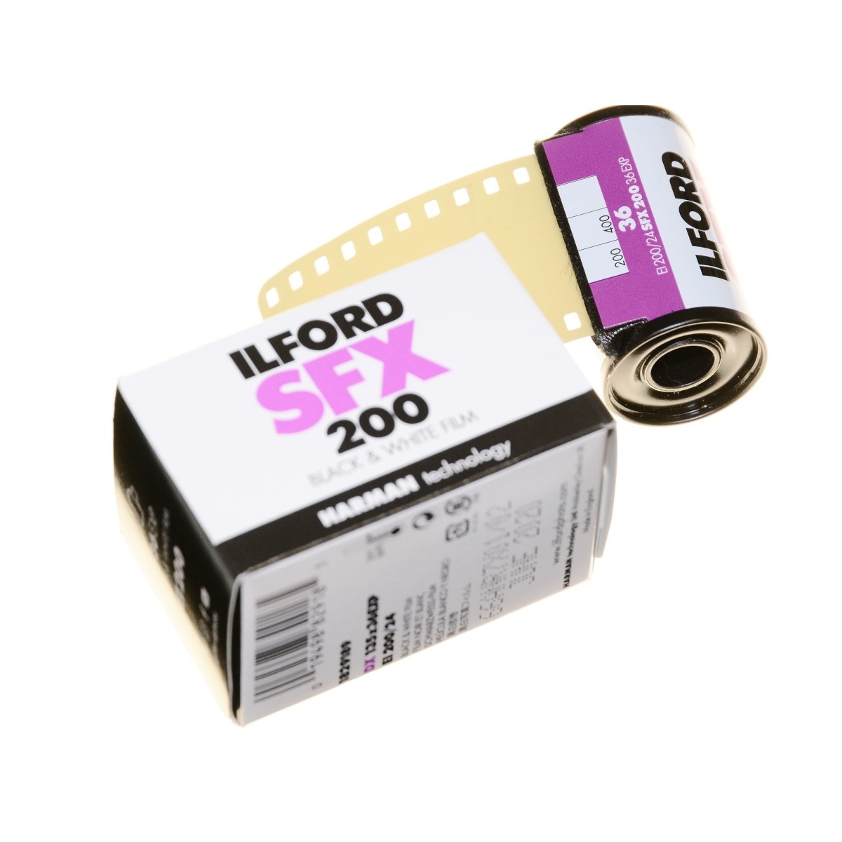 Ilford SFX 200/36 film na bliską podczerwień infrared IR 24 DIN