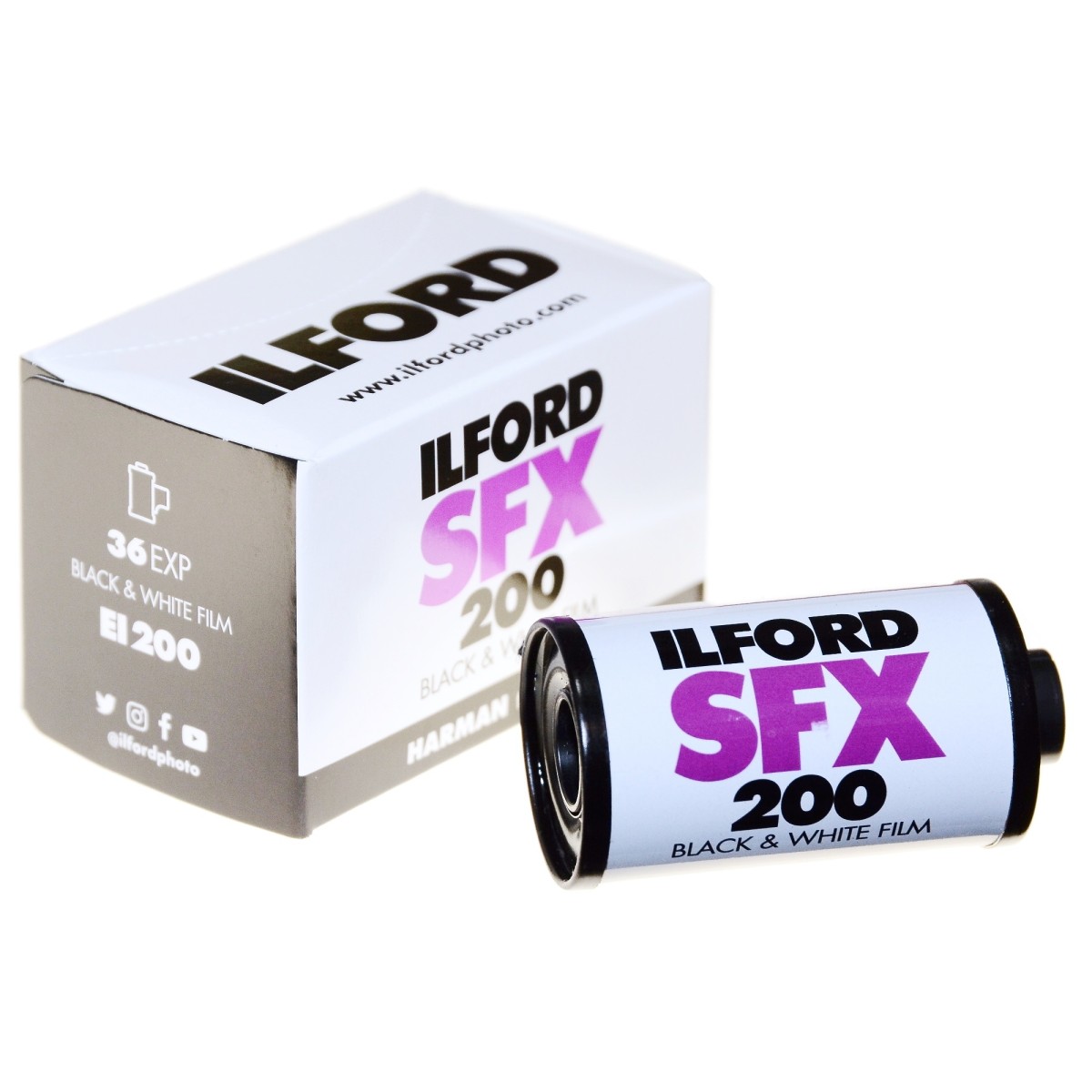 Ilford SFX 200/36 film na bliską podczerwień infrared IR 24 DIN