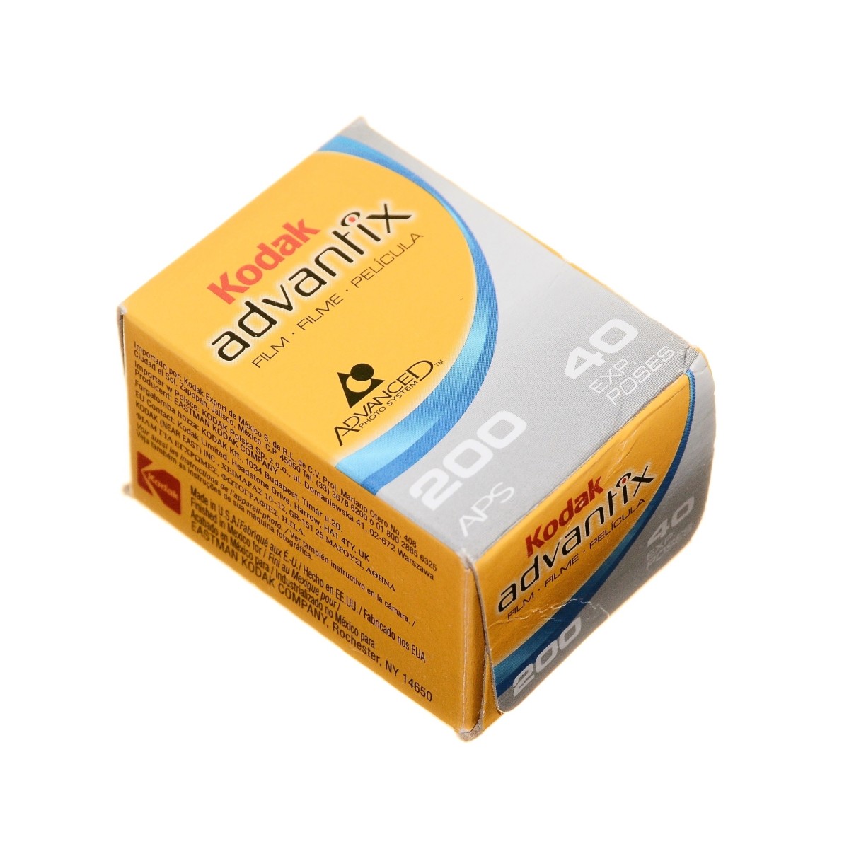 Wywołanie kliszy, filmu, negatywu typ APS proces C41