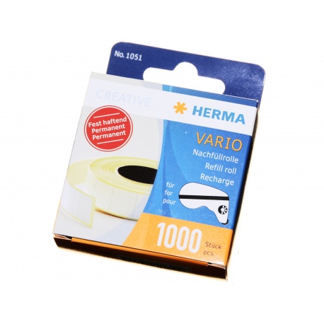 Herma Vario - taśma wymienna 1000 samoprzylepnych naklejek (1051)