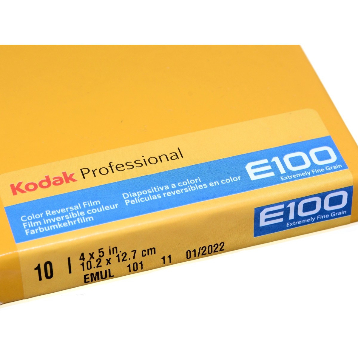 Kodak Ektachrome E100 slajd kolorowy format 4x5 cala 10 szt.