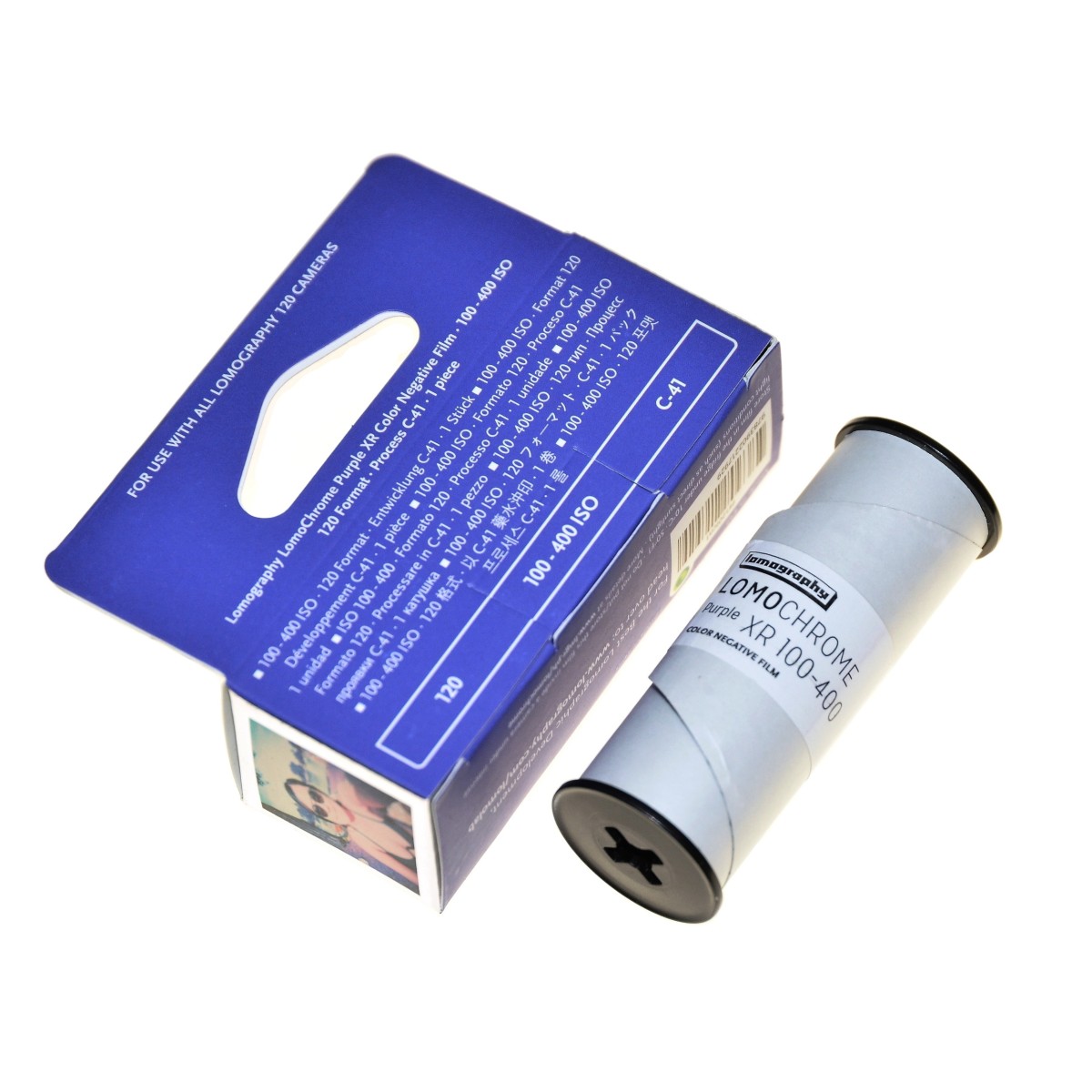 Lomography Lomochrome Purple Chrome XR 100-400/120 film efektowy