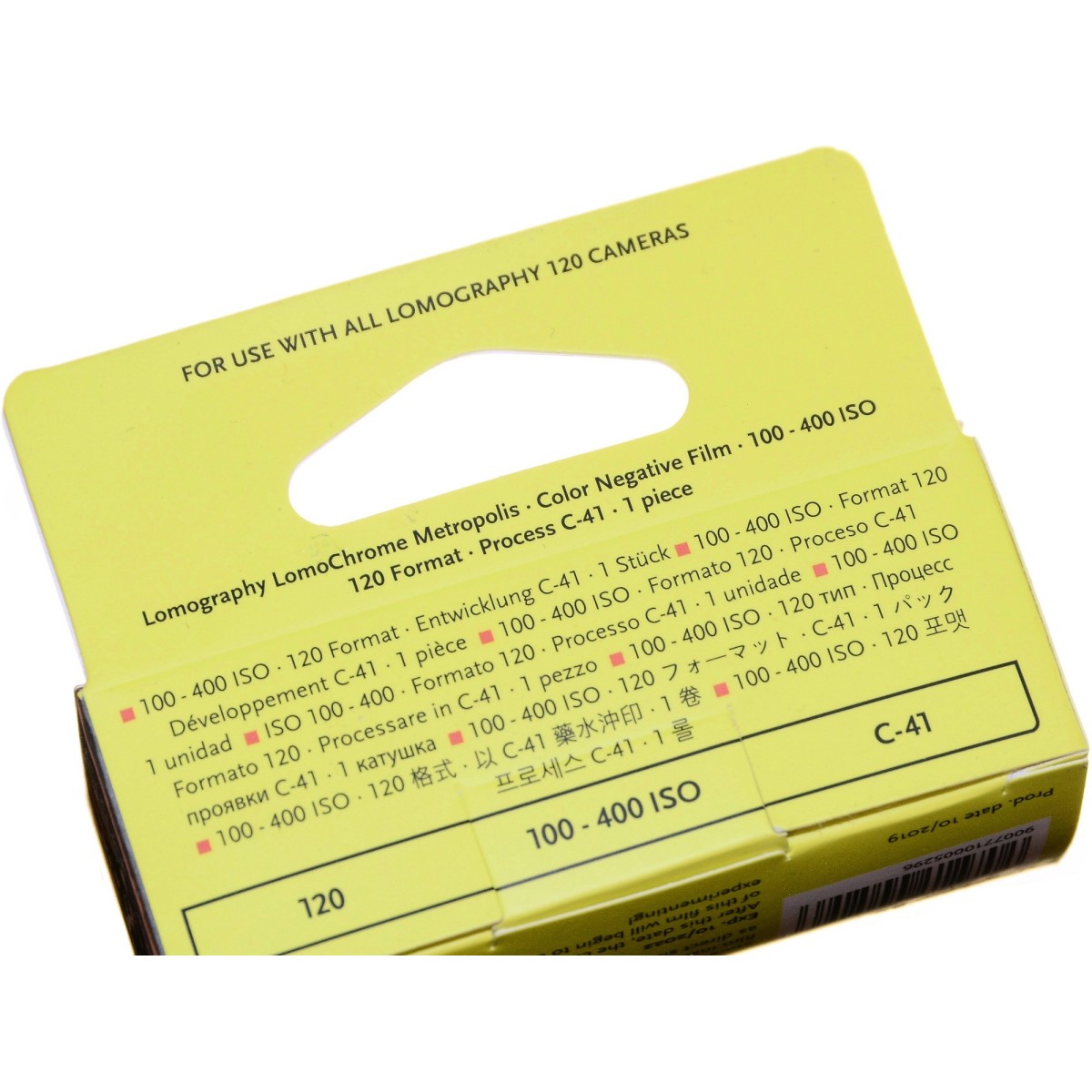 Lomography Lomochrome Metropolis XR 100-400/120 film efektowy