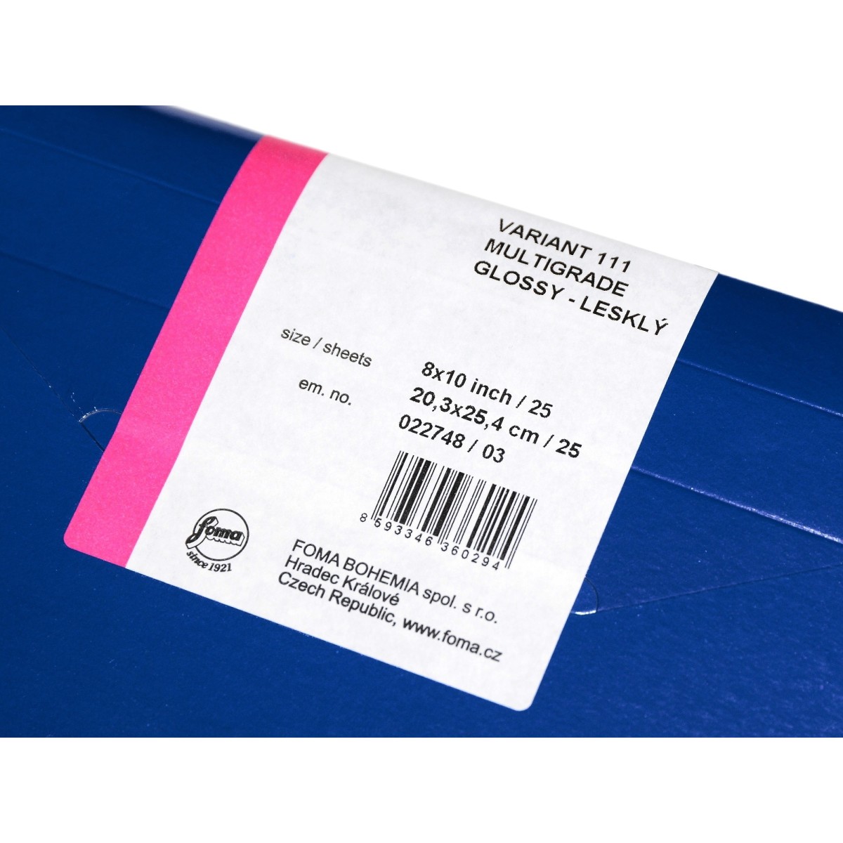 Foma Fomabrom Variant 20x25/25 111 błysk barytowy FB