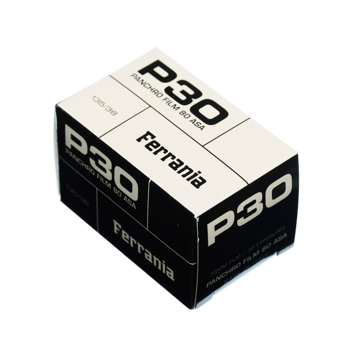 Ferrania P30 film czarno biały 35 mm. do zdjęć - 80 ASA