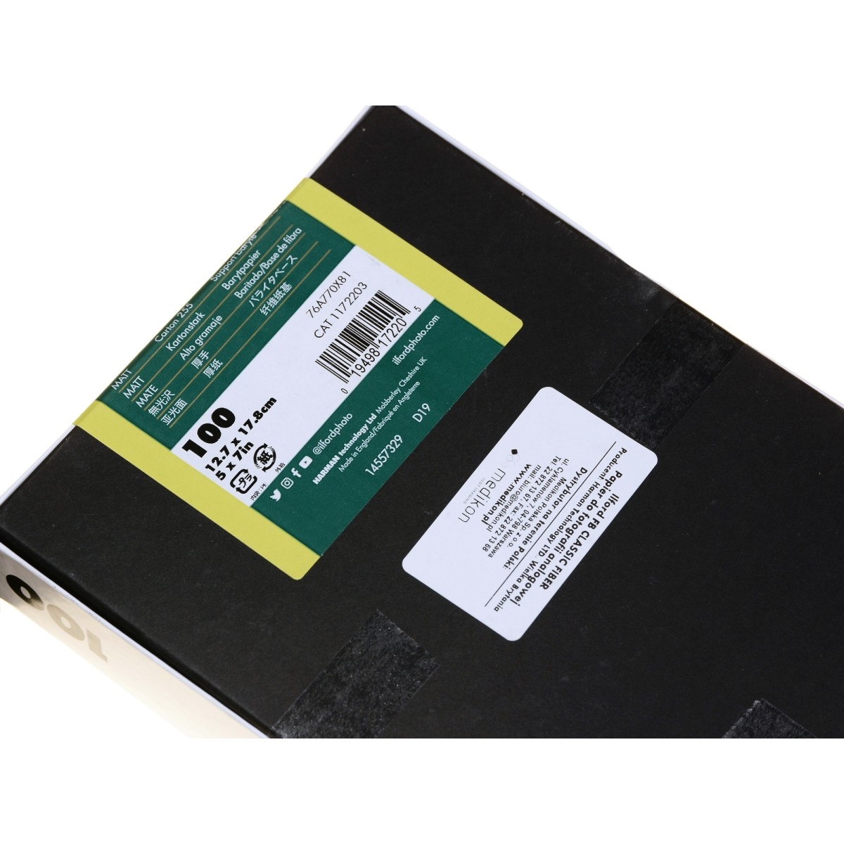 Ilford Multigrade FB Classic 13x18/100 mat papier barytowy