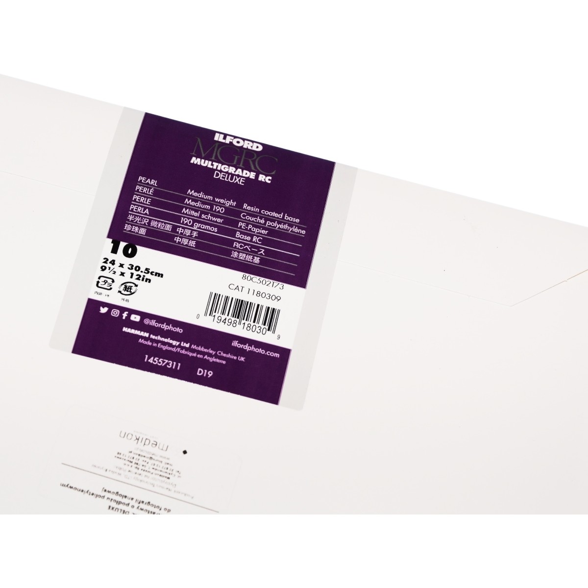 Ilford Multigrade V RC Deluxe 24x30/10 papier perłowy