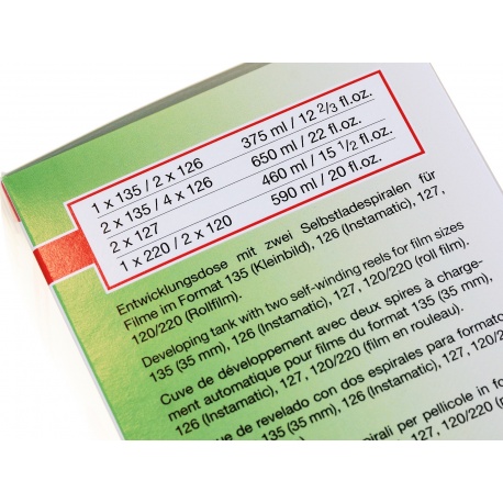 Kaiser Koreks do filmów na 2 szpule (4297) do wywoływania